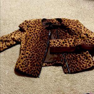 Leopard Print women’s jacket XS